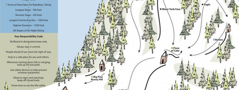 Trail Map Mulligans Hollow Ski Bowl