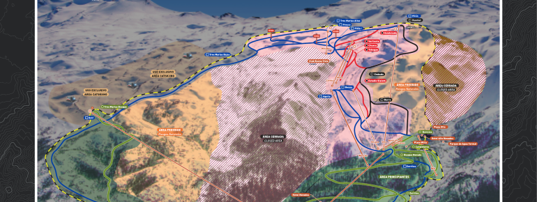 Trail Map Nevados de Chillan