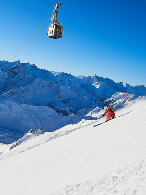 The base run is the longest of its kind in Germany, and very popular.