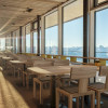 The modern summit restaurant invites you to stay a while