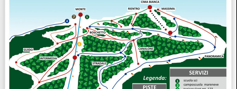 Trail Map Palumbosila Ski Resort