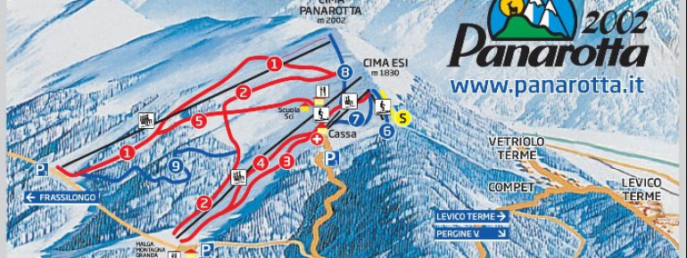 Trail Map Panarotta 2002