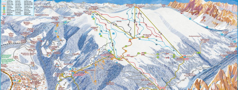 Trail Map Plose Brixen