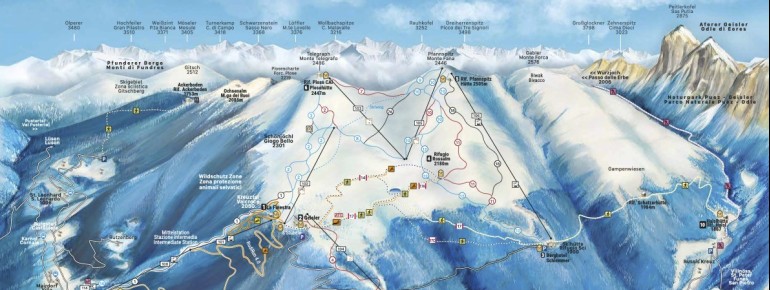 Trail Map Plose Brixen