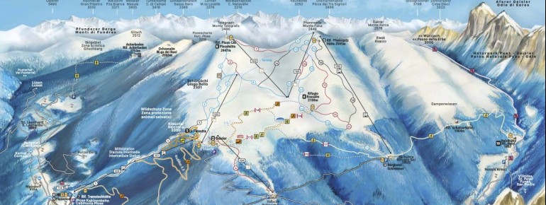 Trail Map Plose Brixen