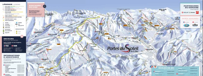 Trail Map Portes du Soleil