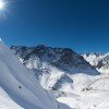 Snow and sunshine is what you get when skiing at Portillo,