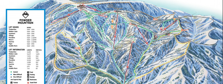 Trail Map Powder Mountain