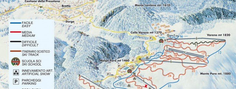 Trail Map Presolana Monte Pora