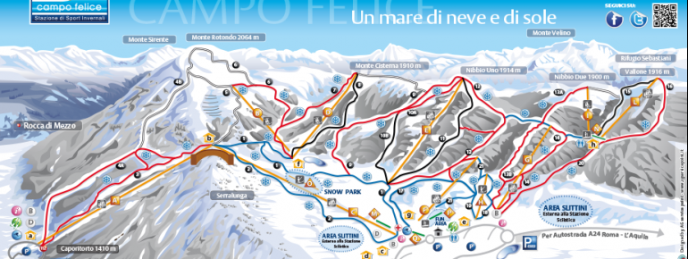 Trail Map Campo Felice - Rocca di Cambio