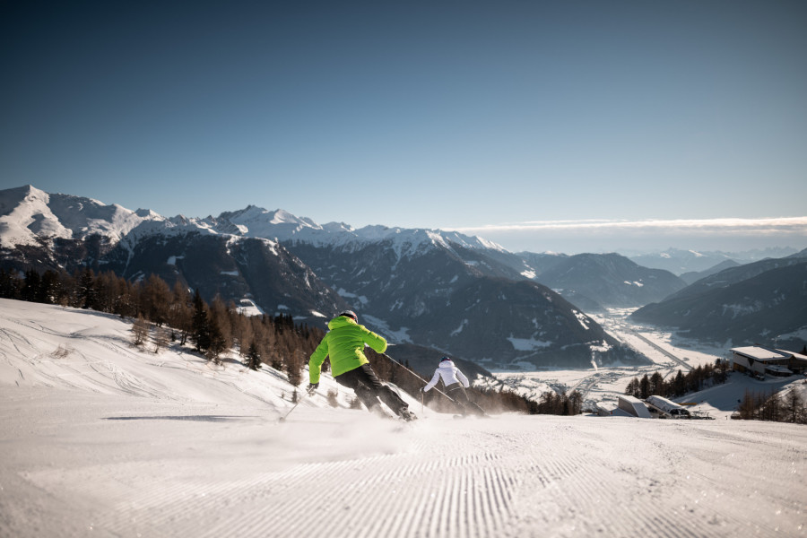 The ski area offers around 20 kilometers of slopes.