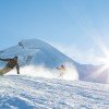 Skiing in Saas-Fee