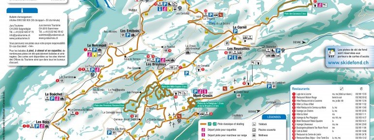 Trail Map Saint Imier Mont Soleil