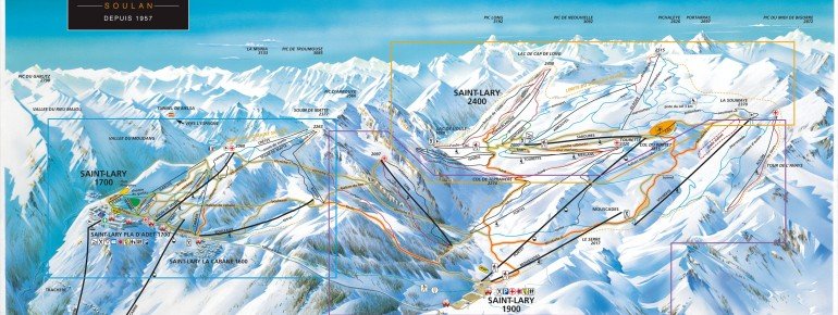 Trail Map Saint Lary Soulan