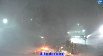 Ski Sapphire Valley at night