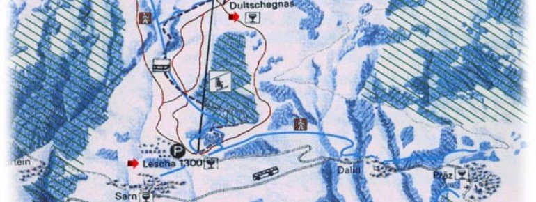 Trail Map Sarn Heinzenberg