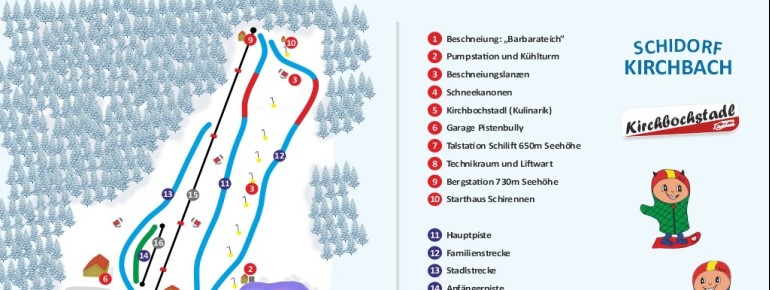 Trail Map Ski Village Kirchbach