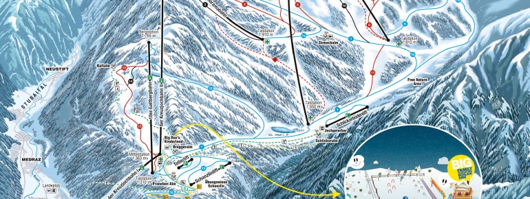 Trail Map Schlick 2000