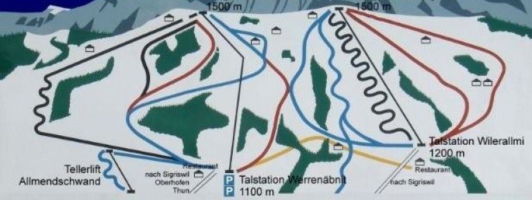 Trail Map Sigriswil Schwanden