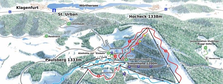 Trail Map Simonhöhe - St Urban