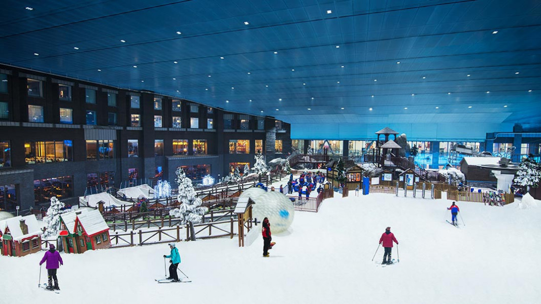 Ski Dubai Mall Of The Emirates Trail Map Piste Map Panoramic Mountain Map