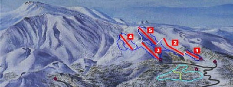 Trail Map Ski Resort Etna Nord – Piano Provenzana (Linguaglossa)