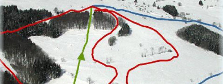 Trail Map Skilift Zuckerfeld