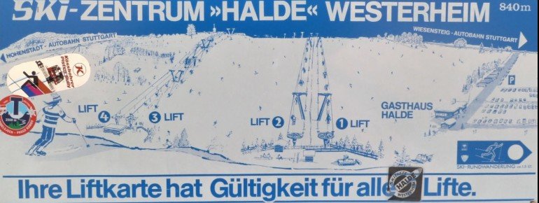 Trail Map Skizentrum Halde Westerheim
