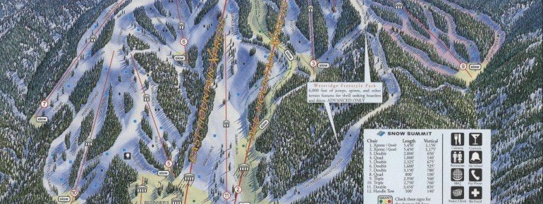 Trail Map Snow Summit