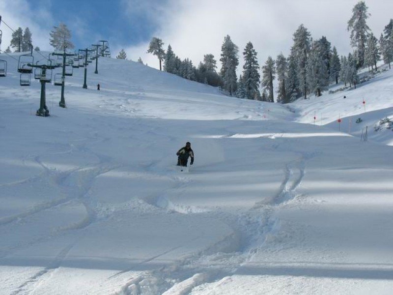 Snowmaking at Big Bear Mountain Resort