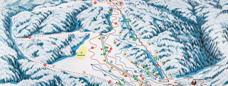 Trail Map Snowland Valcianska doline