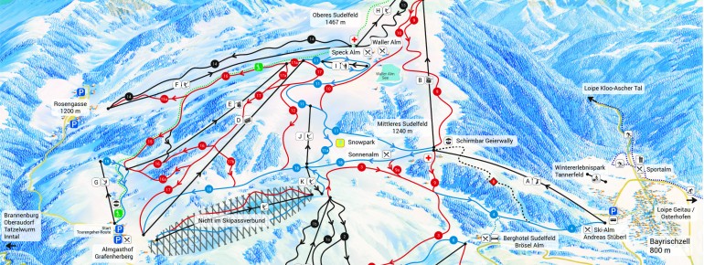 Trail Map Sudelfeld