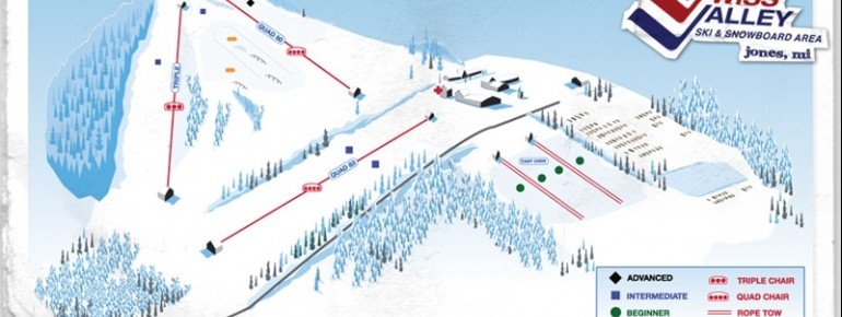 Trail Map Swiss Valley Ski Lodge