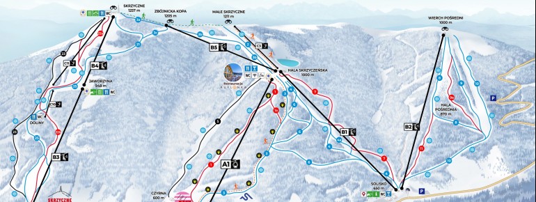 Trail Map Szczyrk Mountain Resort