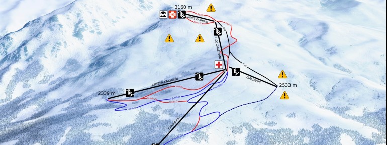 Trail Map Tetnuldi - Mestia