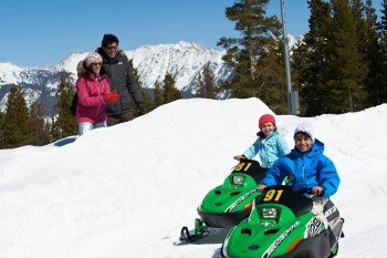 Snowmobiles even for the youngest