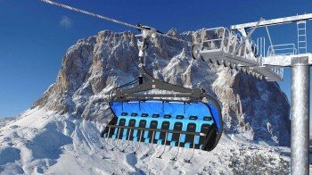 First 8-seater chairlift with heated seats in Italy