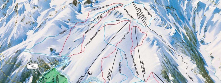 Trail Map Val Louron