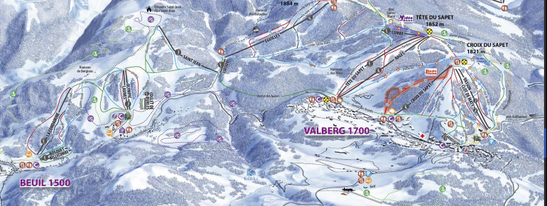 Trail Map Valberg