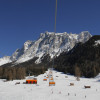 Skiing at the foot of the Zugspitze in Ehrwald/Tyrol