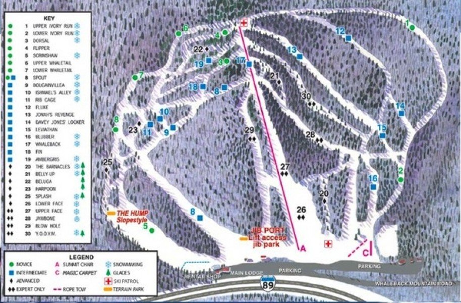 Whaleback Ski Area • Ski Holiday • Reviews • Skiing