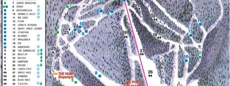 Trail Map Whaleback Ski Area