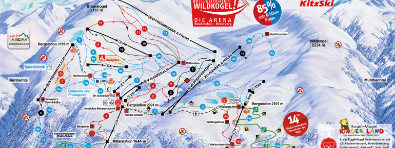 Trail Map Wildkogel