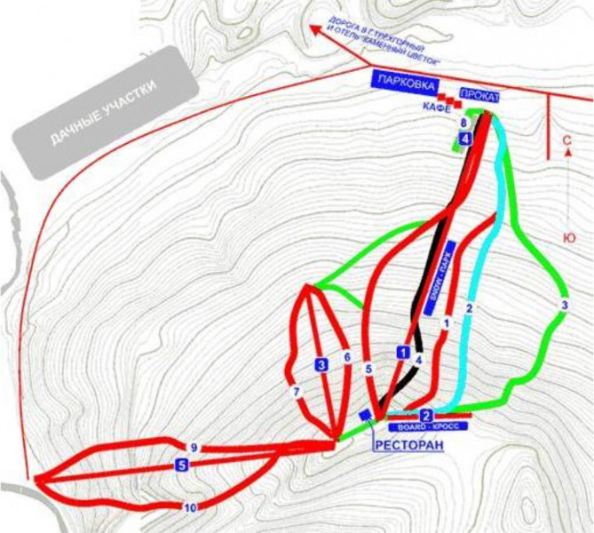 Завьялиха горнолыжный курорт карта