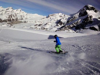 Thanks to its high altitude snow is guaranteed at Zermatt