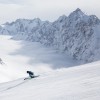 Skiing above the clouds on the Zugspitze!