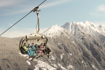 Viele der Sessellifte sind mit Sitzheizung ausgestattet.