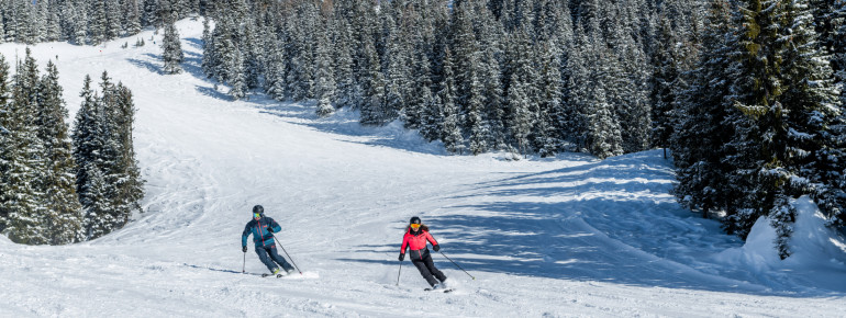 Skifahren am Rofan