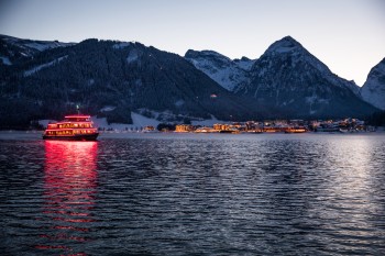Achenseeschifffahrt im Winter