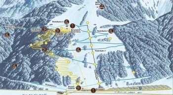 Pistenplan Skigebiet Alpsee Bergwelt